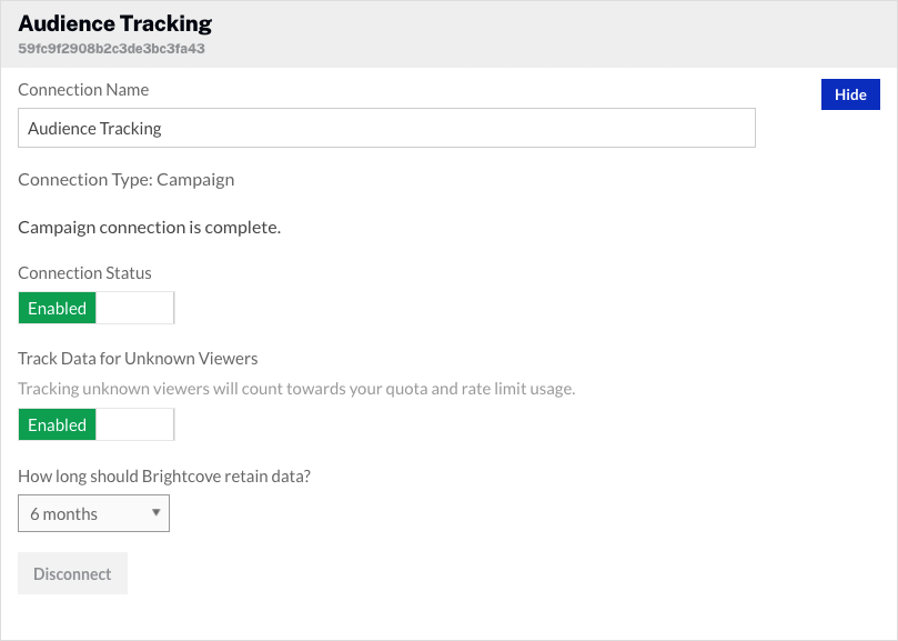 enable tracking