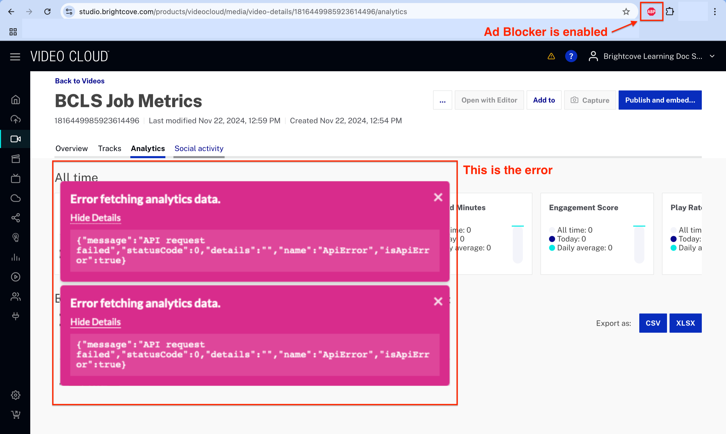 Ad Blocker Blocks Analytics Data