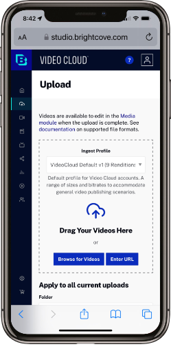 How to Upload Videos to  from Your Phone 